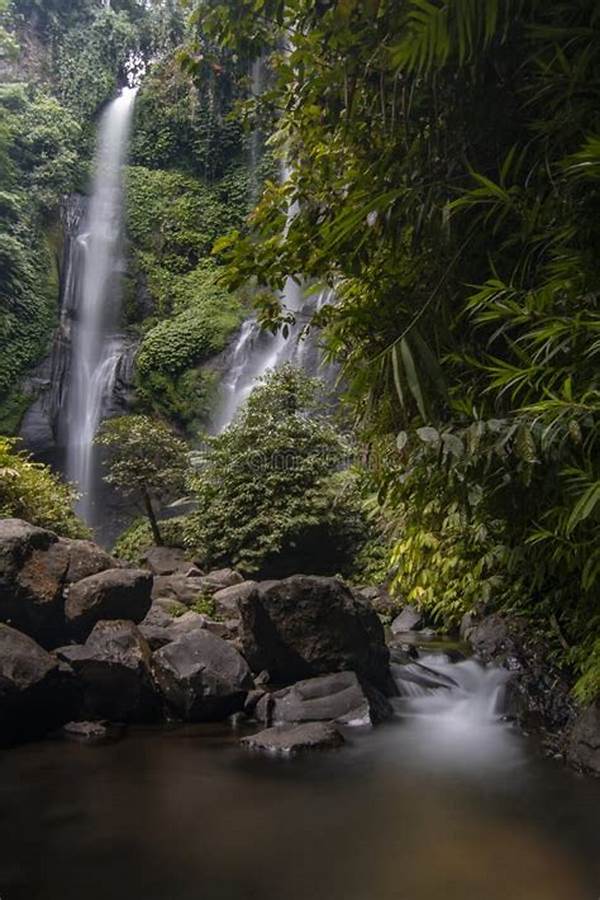 Bali’s Natural Tourist Destinations Waterfalls Admired This September